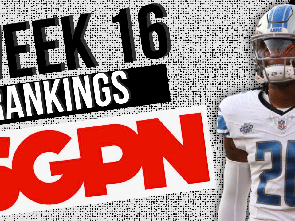here are my favorite starts, sits, and streaming options for week 16. Fantasy Football Advice - Fantasy Football Rankings Week 16 Updated