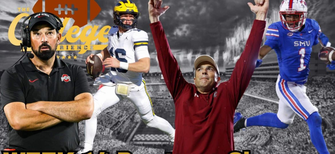 Week 14 Reaction Show | The College Football Experience (Ep. 1825)