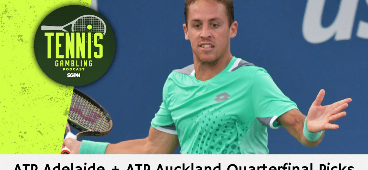 ATP Adelaide + ATP Auckland Quarterfinal Picks – 1/8/25 | Tennis Gambling Podcast (Ep. 404)