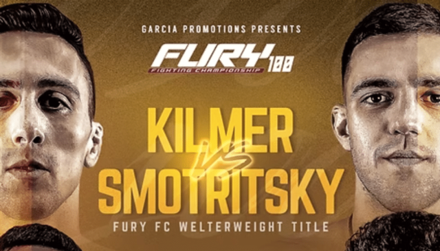Fury FC 100 is our regional MMA show of record this week. Come check out regional mma to make some picks, predictions and bets.