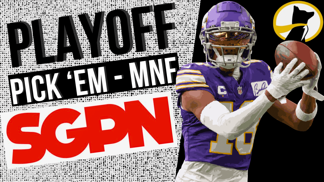 Underdog Fantasy Football Playoff Pick Em Challenge - NFL Playoffs 2025. Minnesota Vikings at Los Angeles Rams