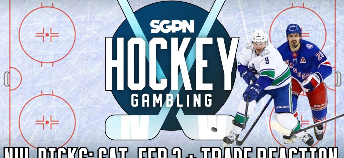 NHL Picks: Saturday, February 1 + J.T. Miller trade reaction | Hockey Gambling Podcast (Ep. 428)