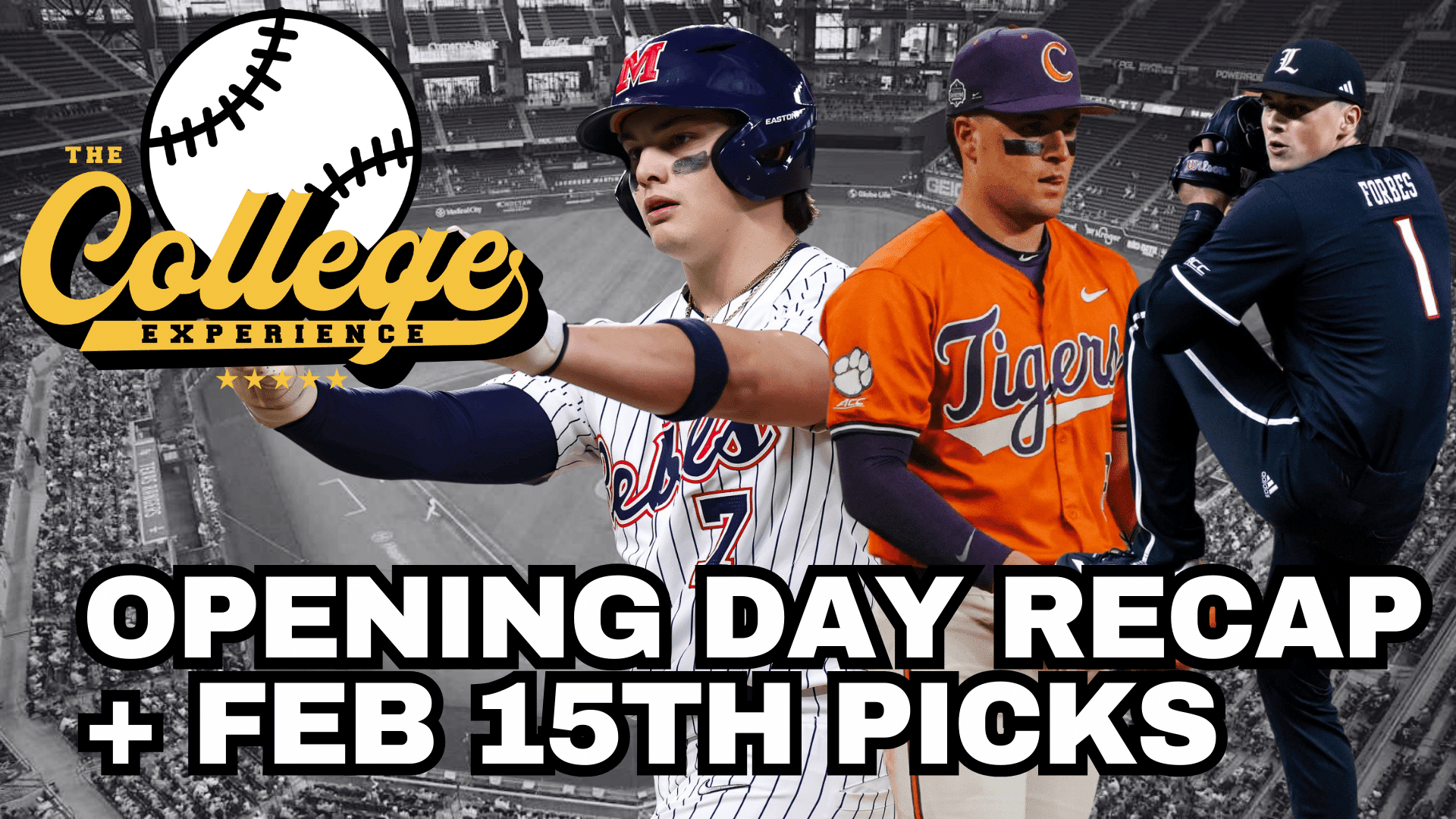 Opening Day Recap + College Baseball Picks For February 15th