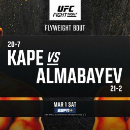 SGPN Parlay for Saturday (March 1st): UFC Parlay