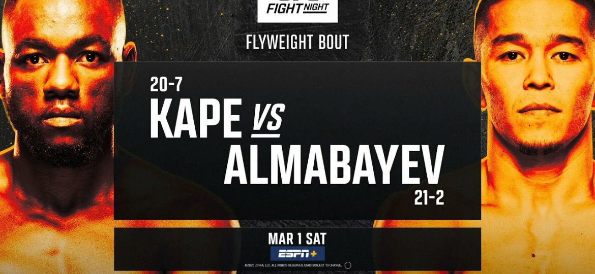 SGPN Parlay for Saturday (March 1st): UFC Parlay