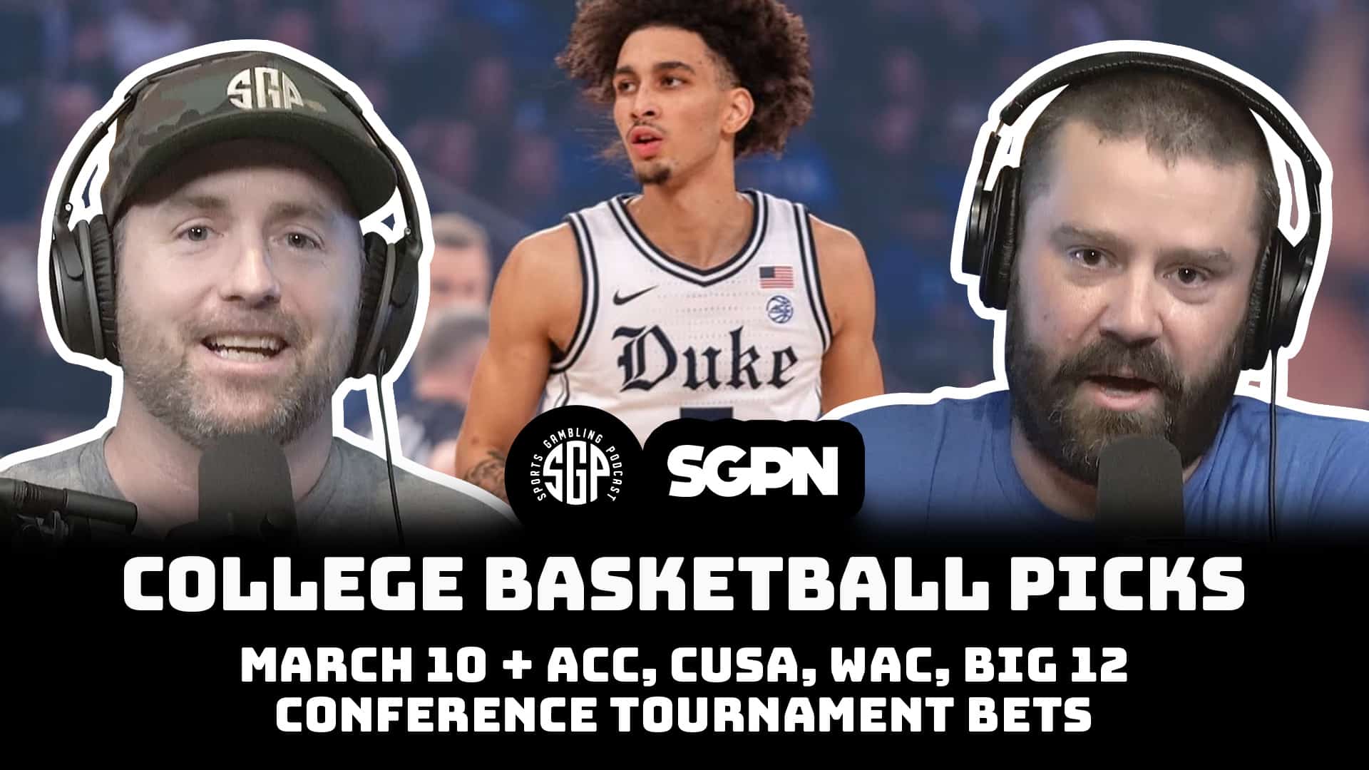 College Basketball Picks - Mon 3/10 + ACC, CUSA, WAC, Big 12 Conference Tournament Bets