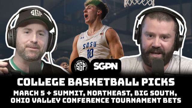 College Basketball Picks - Wed 3/5 + Summit, Northeast, Big South, Ohio Valley Conference Tournament Bets