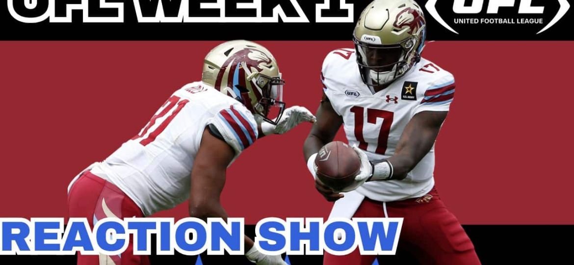 WEEK 1 Reaction Show | The UFL Gambling Podcast (Ep. 27)