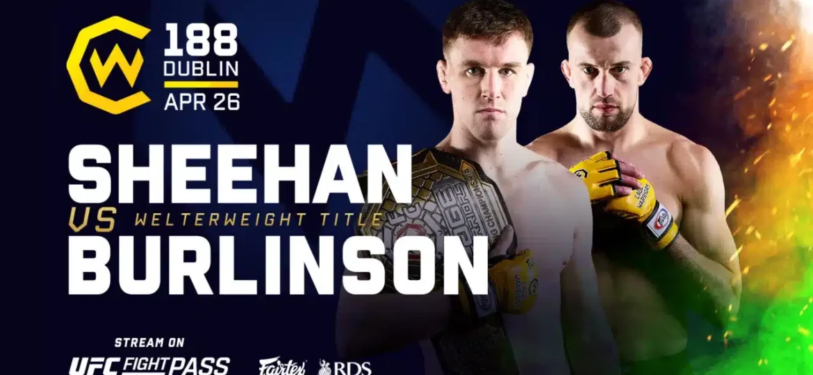 Cage Warriors 188 is our regional show of record this week. Come check out regional mma to make some picks, predictions & bets