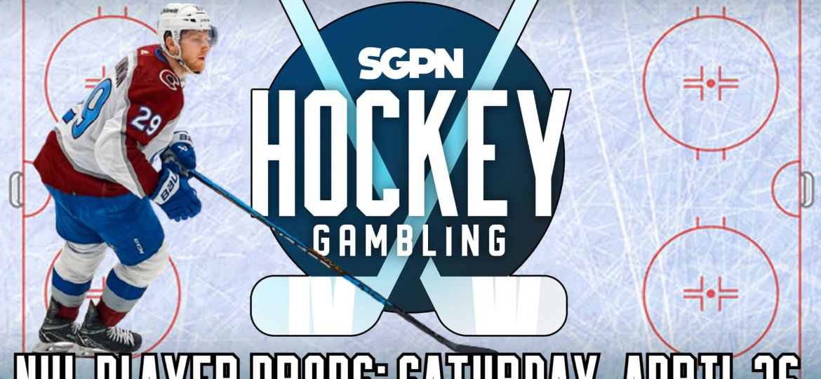 NHL Player Props: Saturday, April 26 | Hockey Gambling Podcast (Ep. 457)