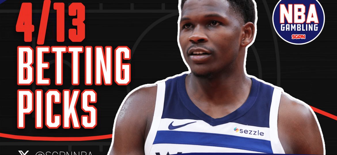 NBA Picks Sunday 4/13/25 | NBA Gambling Podcast (Ep. 900)
