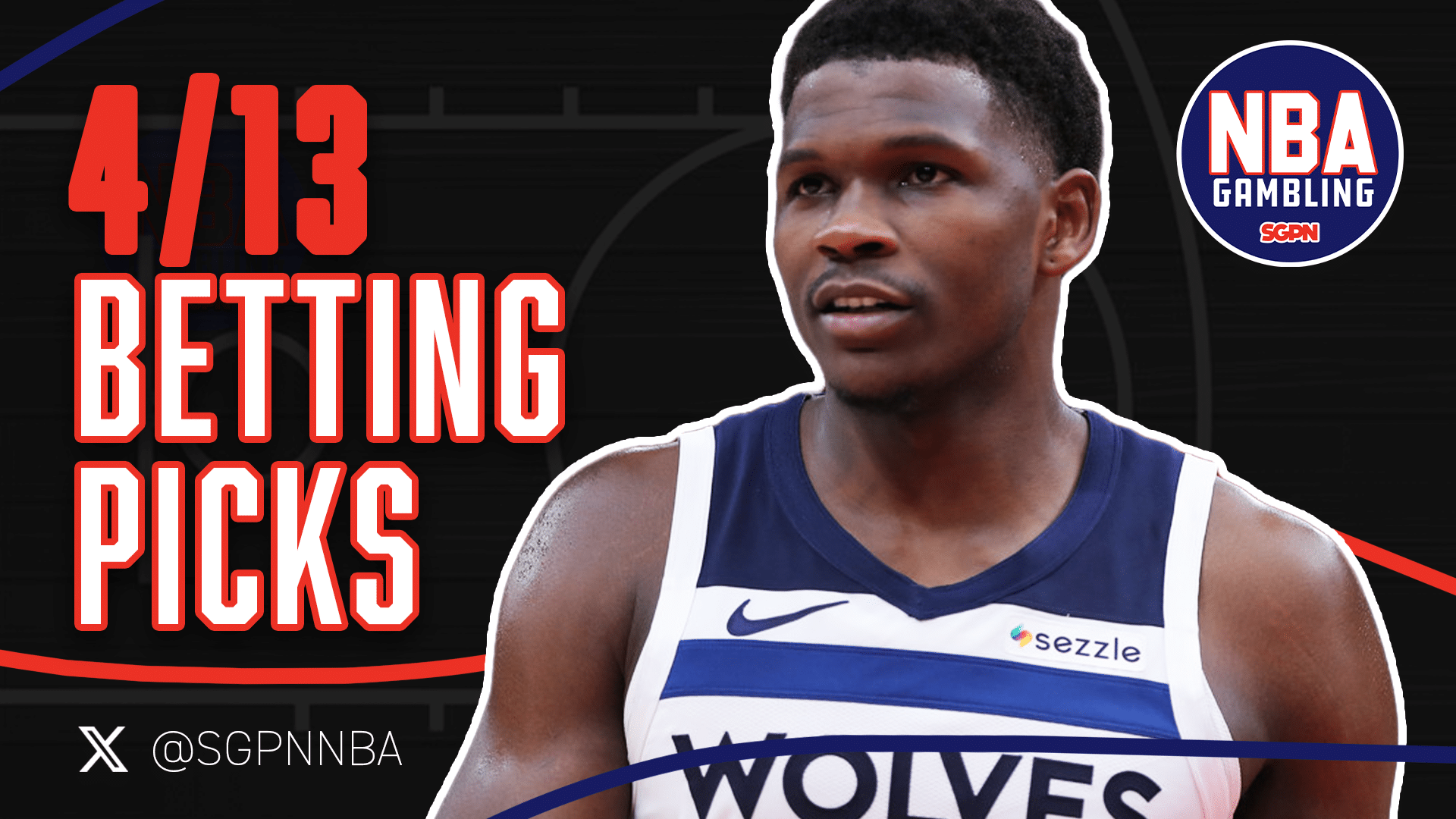 NBA Picks Sunday 4/13/25 | NBA Gambling Podcast (Ep. 900)