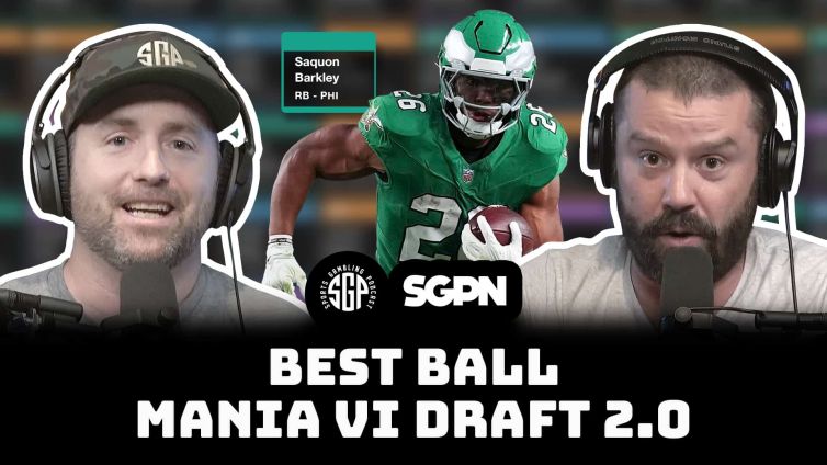 Best Ball Mania VI Draft 2.0 + NBA Playoff Picks