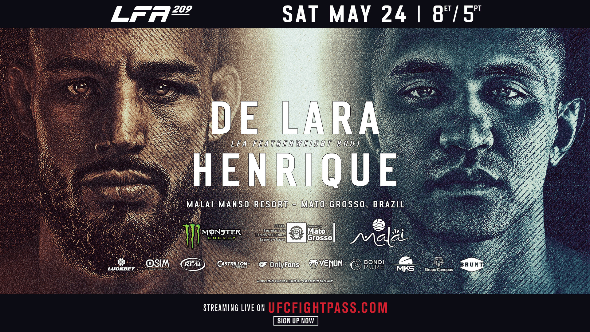 LFA 209 is our regional show of record this week. Come check out regional mma to make some picks, predictions & bets