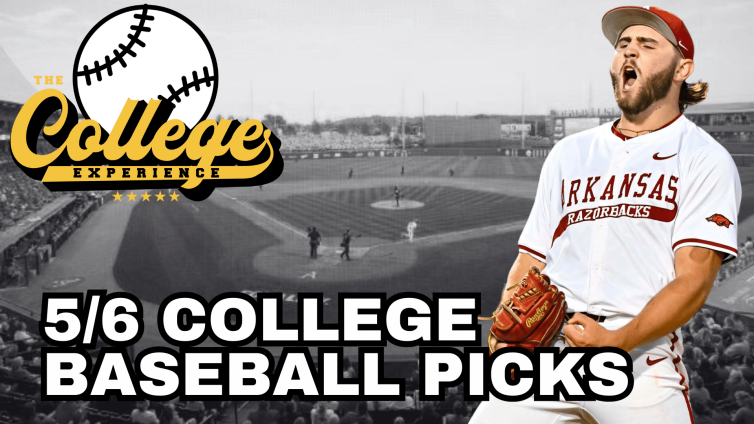 Arkansas Sweeps Texas, Tennessee Drops Auburn Series - College Baseball Picks for May 6th