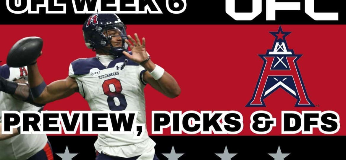 UFL Week 6 Preview, Picks & DFS | The UFL Gambling Podcast (Ep. 36)