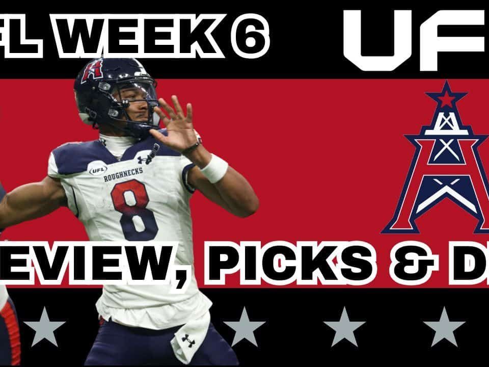 UFL Week 6 Preview, Picks & DFS | The UFL Gambling Podcast (Ep. 36)