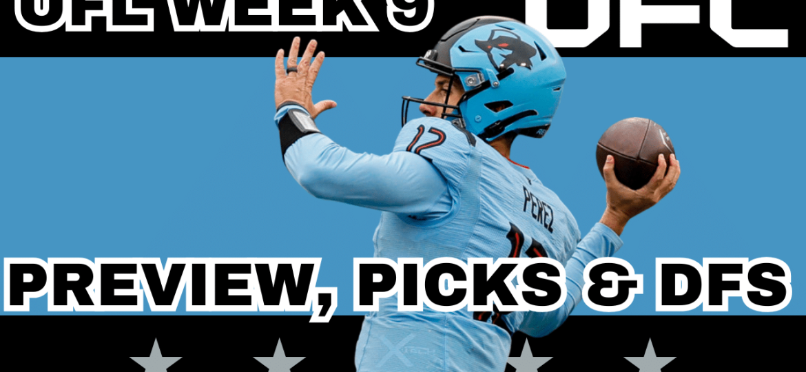 UFL Week 9 Preview, Picks & DFS | The UFL Gambling Podcast (Ep. 43)