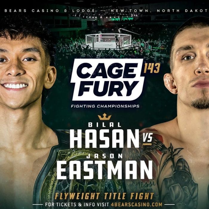 CFFC 143 is our regional show of record this week. Come check out regional mma to make some picks, predictions & bets