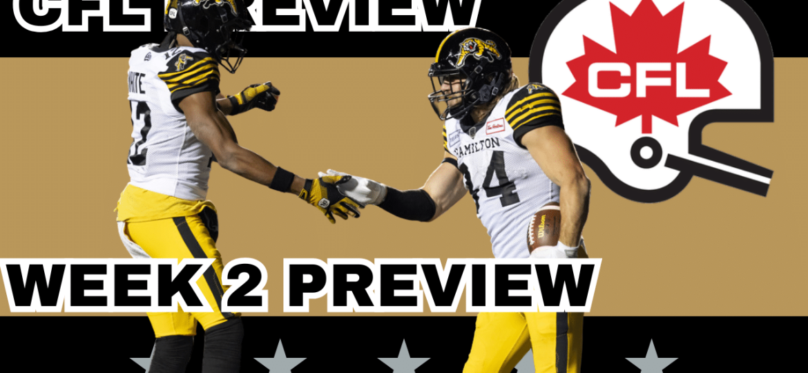 CFL Week 2 Preview, Picks & DFS | The CFL Gambling Podcast (EP. 90)