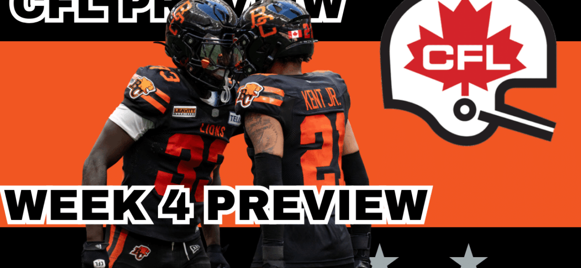 CFL Week 4 Preview, Picks & DFS | The CFL Gambling Podcast (EP. 92)