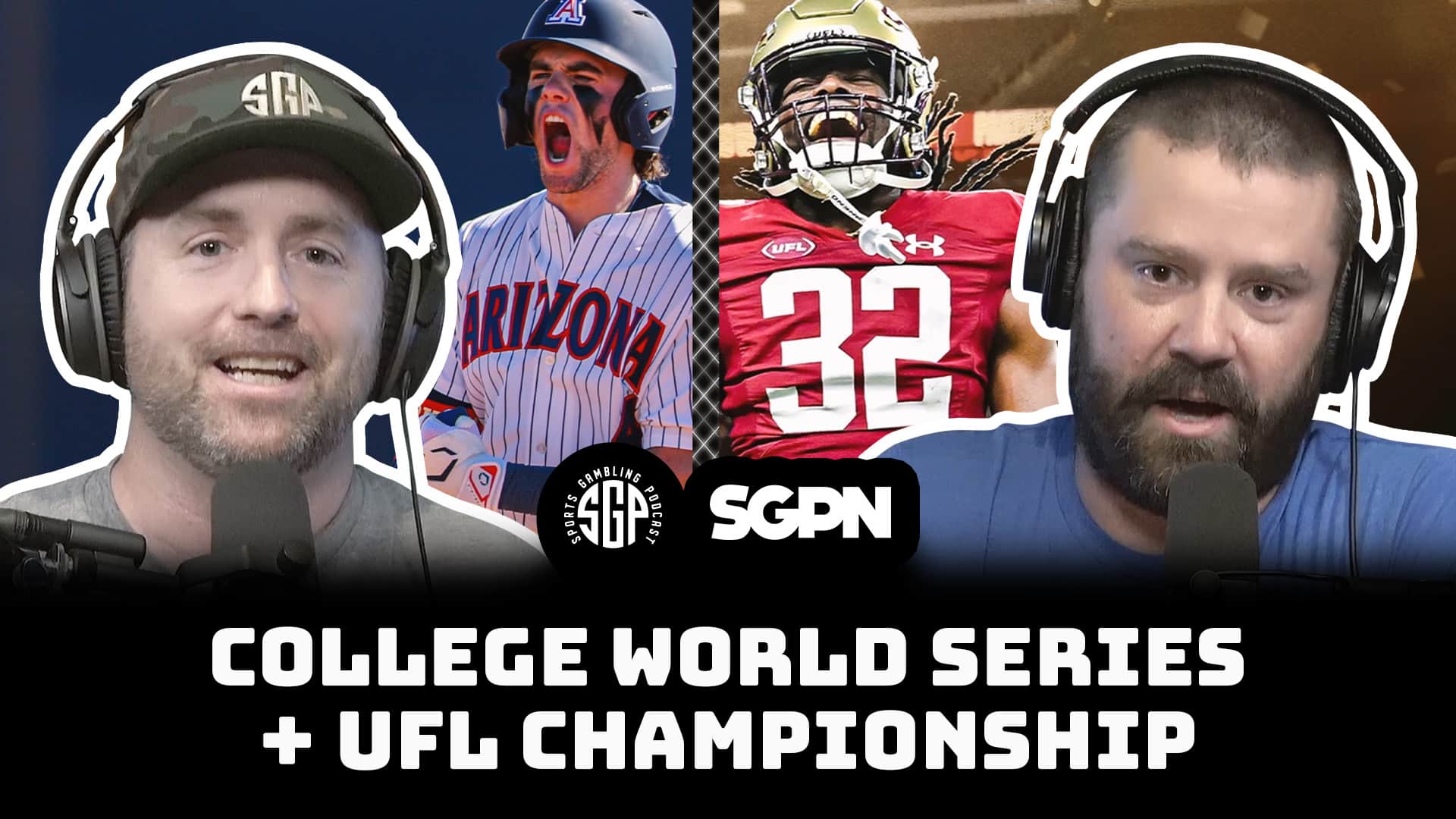 College World Series Predictions + UFL Championship Picks