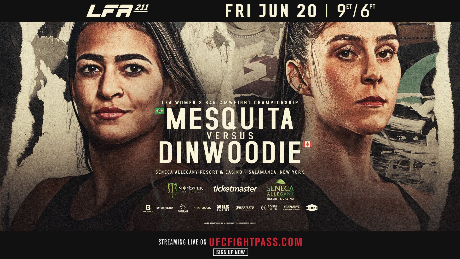 LFA 211 is our regional show of record this week. Come check out regional mma to make some picks, predictions & bets