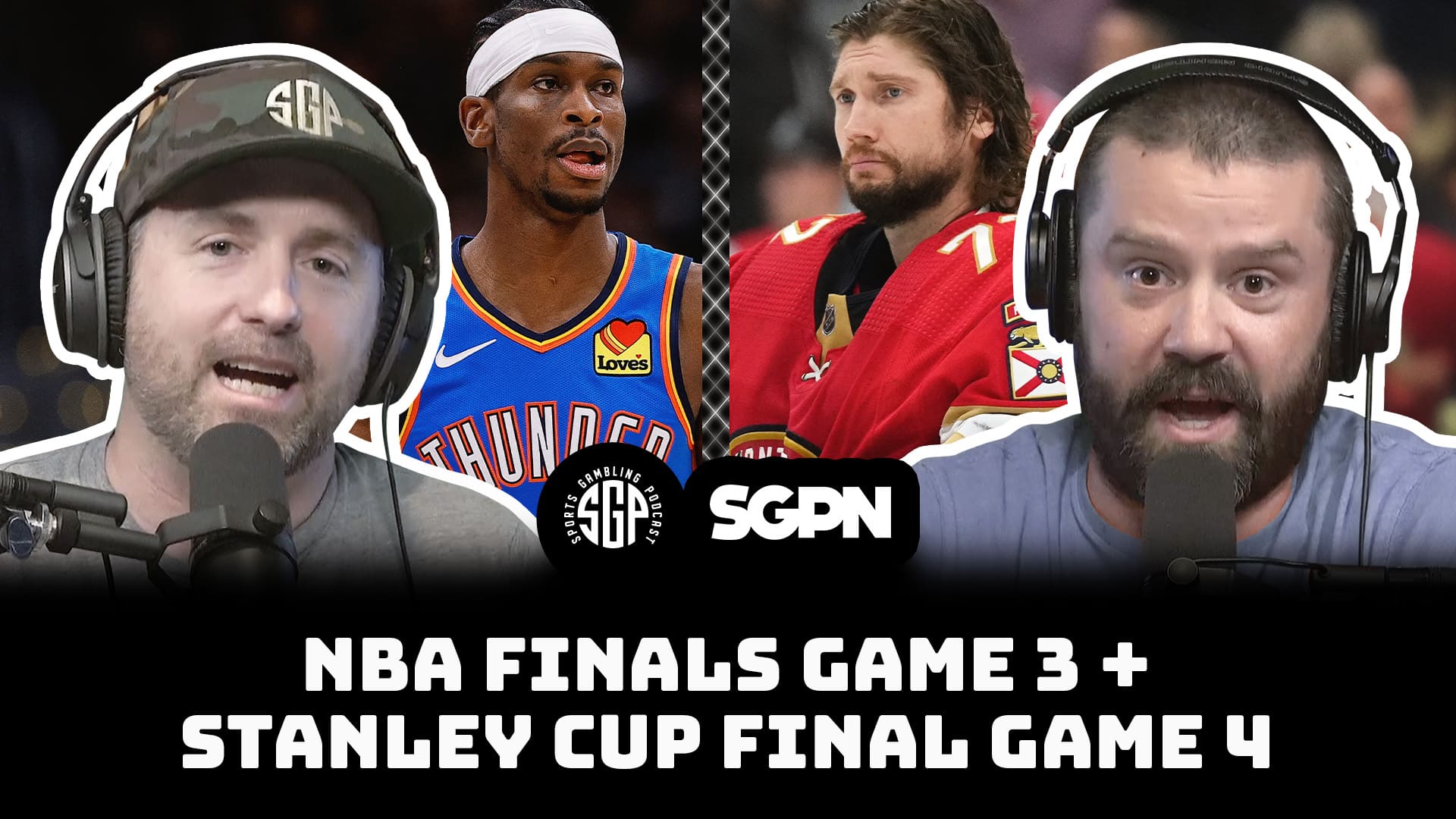 NBA Finals Game 3 + Stanley Cup Final Game 4