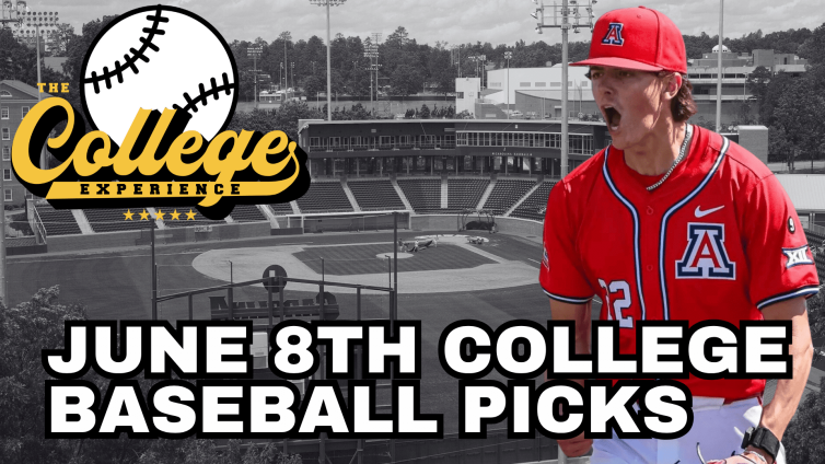 College Baseball Picks June 8th - NCAA Baseball Tournament Predictions