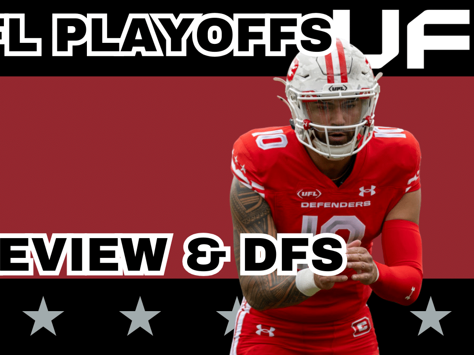 UFL Playoffs Preview, Picks & DFS | The UFL Gambling Podcast (Ep. 46)