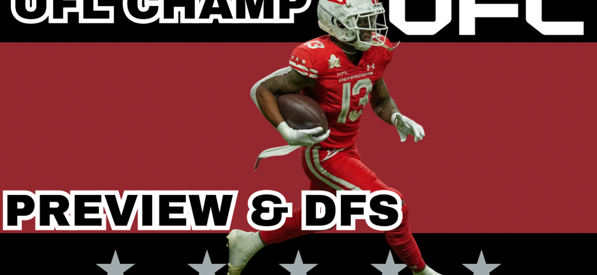 UFL Championship Preview, Picks & DFS | The UFL Gambling Podcast (Ep. 48)