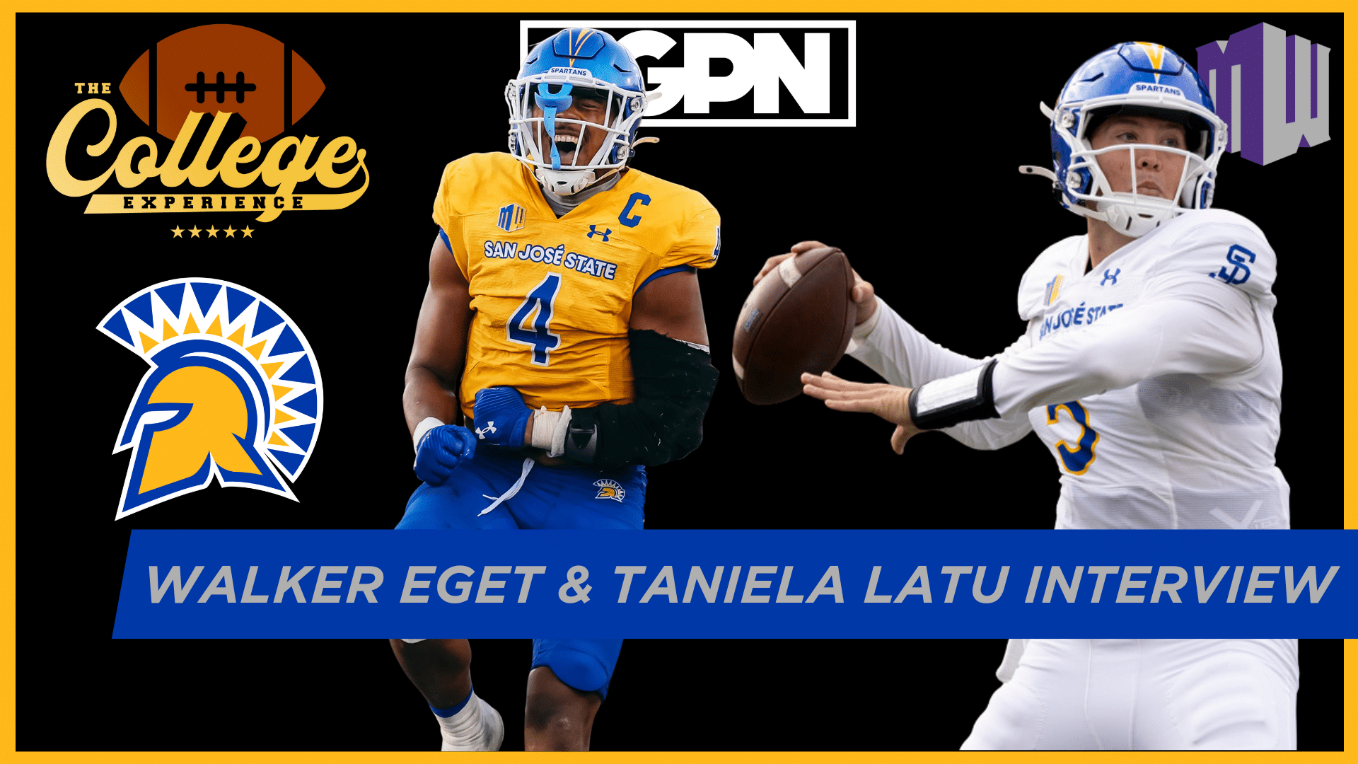 San Jose State's Walker Eget & Taniela Latu Interview | The College Football Experience (Ep. 1927)
