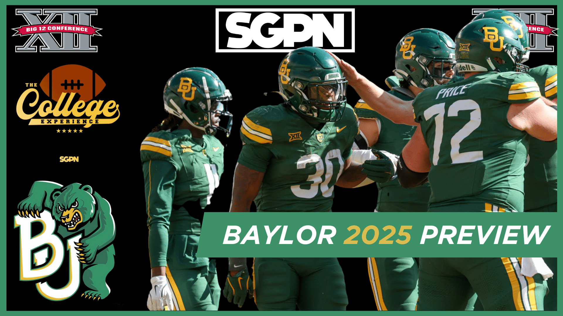 Baylor Bears 2025 Team Preview | The College Football Experience (Ep. 1969)