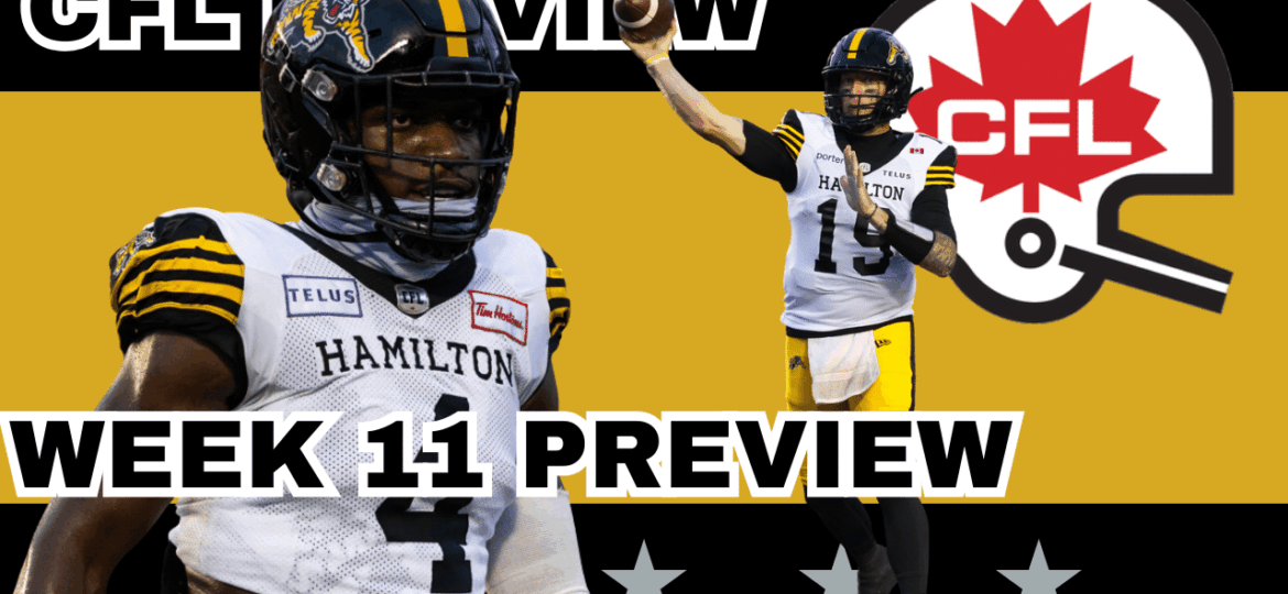 CFL Week 11 Preview, Picks & DFS | CFL Gambling Podcast (Ep. 99)