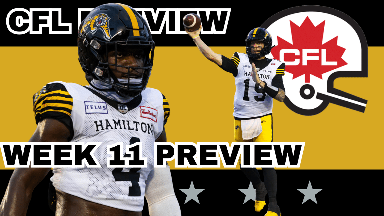 CFL Week 11 Preview, Picks & DFS | CFL Gambling Podcast (Ep. 99)