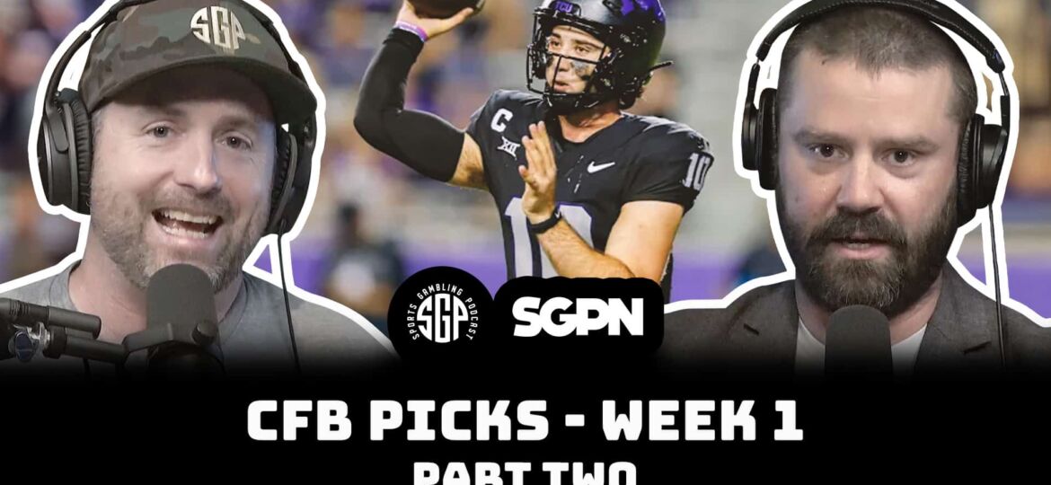 College Football Picks Week 1 Part Two
