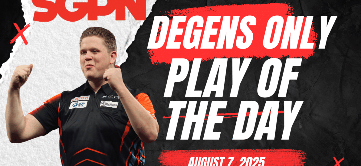 Darts Match Moneyline Bet: Degens Only Play of the Day