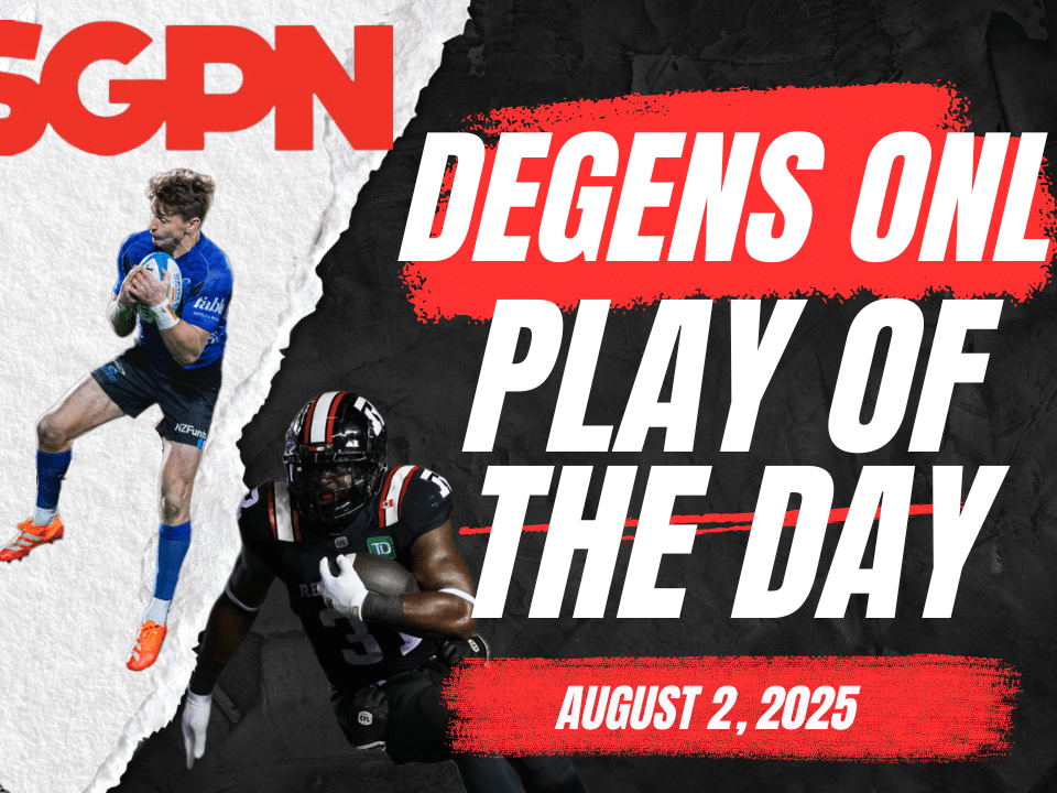 Degens Only Play of the Day I Jacob Kiraz Anytime Tryscorer