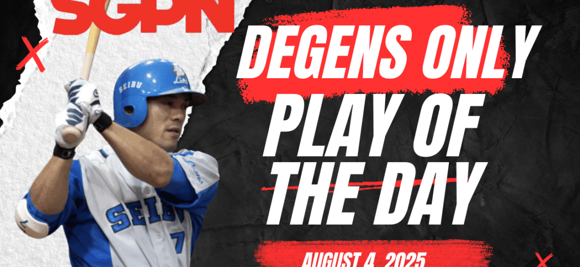 Degens Only Play of the Day - Nippon Ham Fighters vs Seibu Lions Over 6.5 Runs