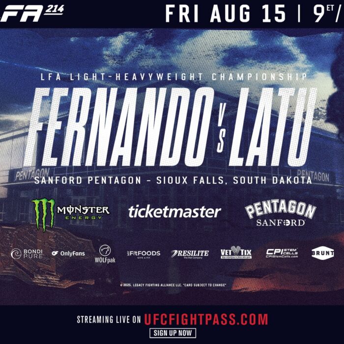 LFA 214 is our regional show of record this week. Come check out regional mma to make some picks, predictions & bets