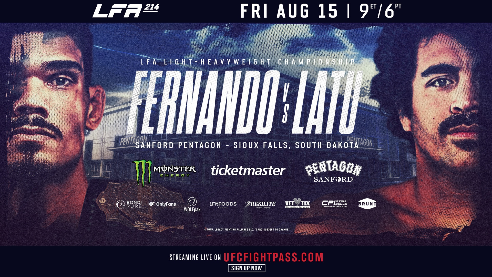 LFA 214 is our regional show of record this week. Come check out regional mma to make some picks, predictions & bets