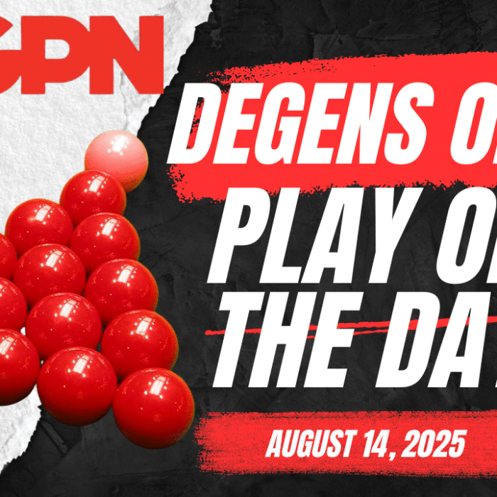 Snooker Betting PIck Degens Only Play of the Day
