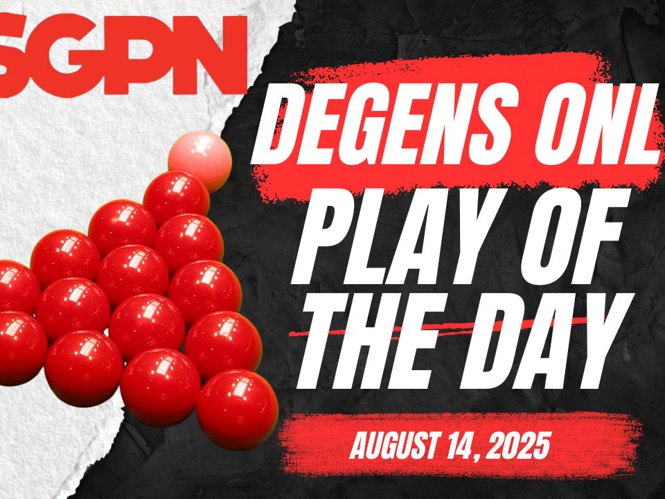 Snooker Betting PIck Degens Only Play of the Day
