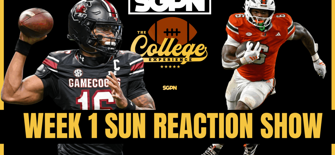 Week 1 Sunday Reaction Show | The College Football Experience (Ep. 2017)