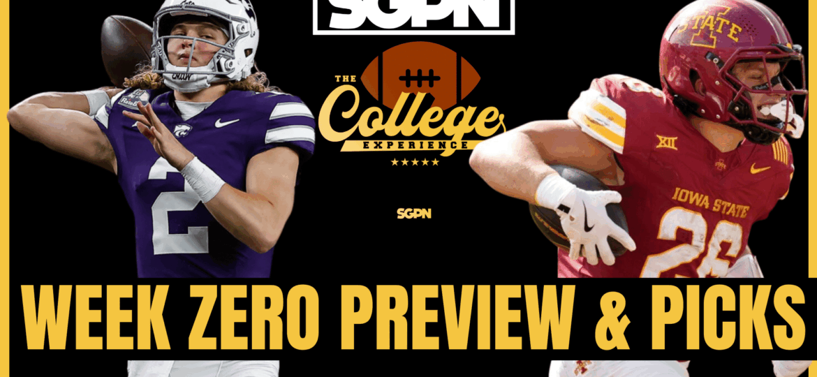 Week Zero Preview & Picks | The College Football Experience (Ep. 1981)
