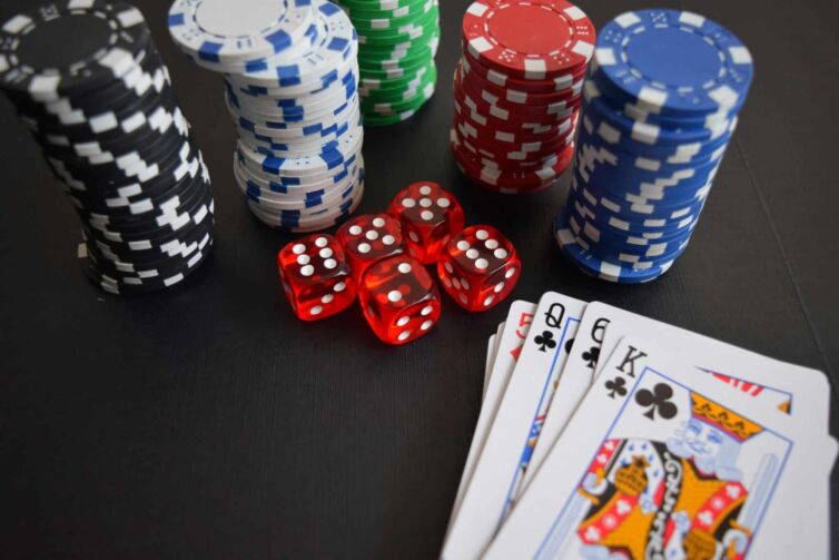 casino cards and chips