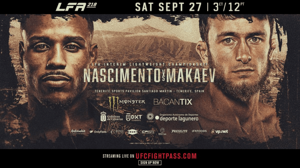 LFA 218 is our regional show of record this week. Come check out regional mma to make some picks, predictions & bets