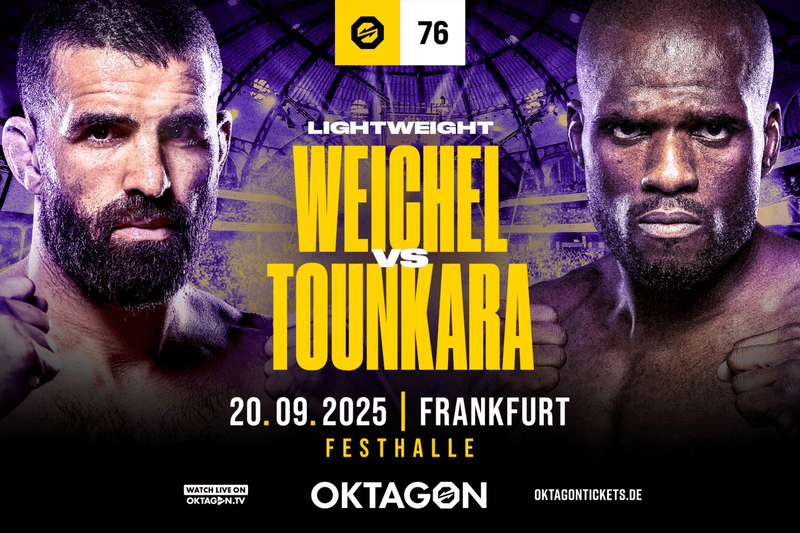 Oktagon 76 is our regional show of record this week. Come check out regional mma to make some picks, predictions & bets