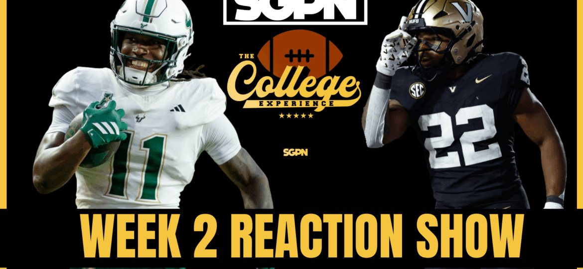 Week 2 Reaction Show | The College Football Experience (Ep. 2020)
