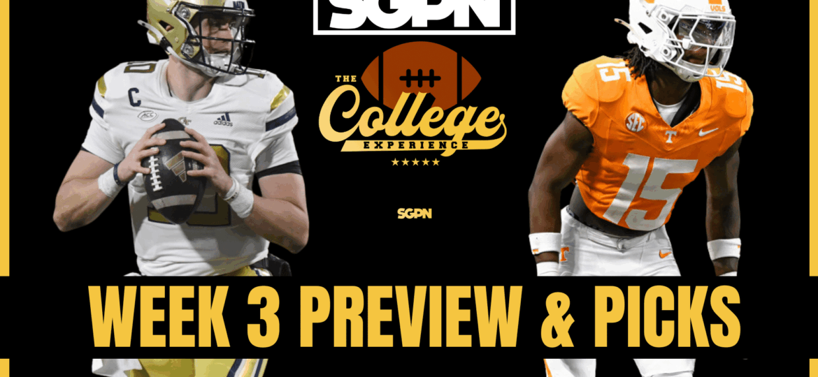 Week 3 Preview & Picks | The College Football Experience (Ep. 2023)